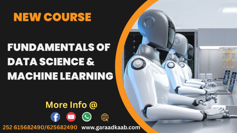 Fundamentals Of Data science And Machine Learning