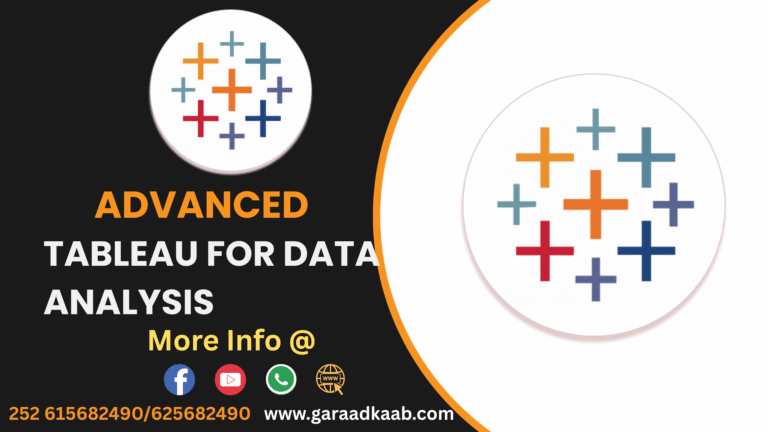 Tableau For Data Analysis