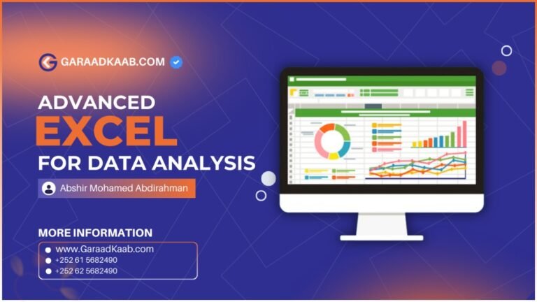 Excel For Data Analysis